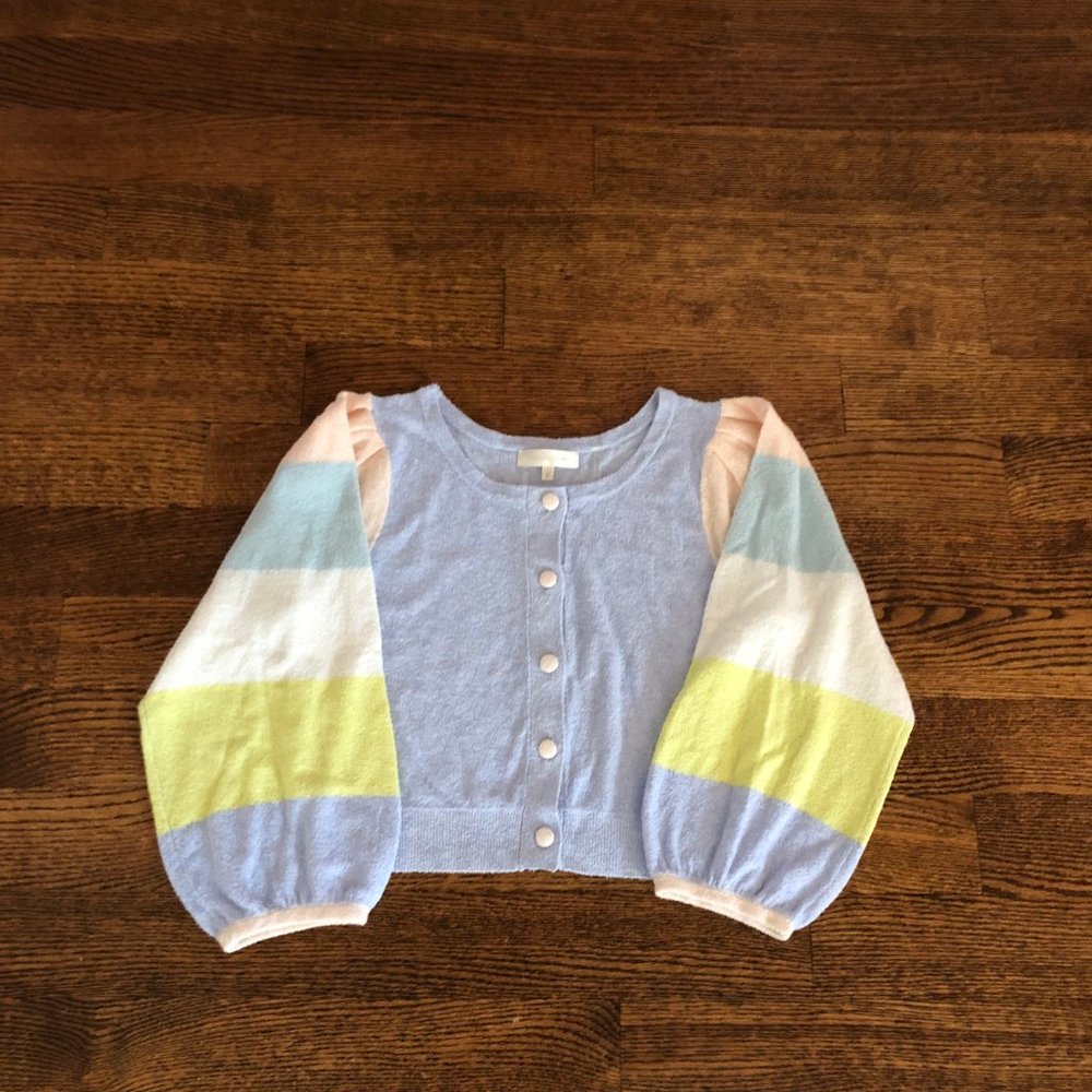 LoveShackFancy Aidyn Cropped Cardigan - Size Small - Picture 8 of 12